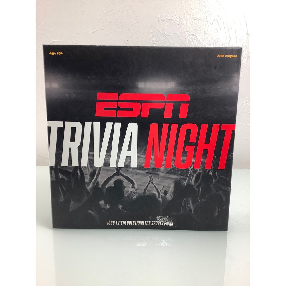 NEW ESPN Trivia Night 1000 questions for sport fans Board Game